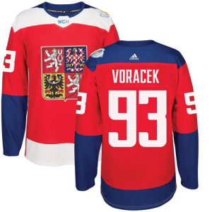 Lapsille NHL Team Tjekkiet #93 Jakub Voracek Authentic Punainen Vieras 2016 World Cup